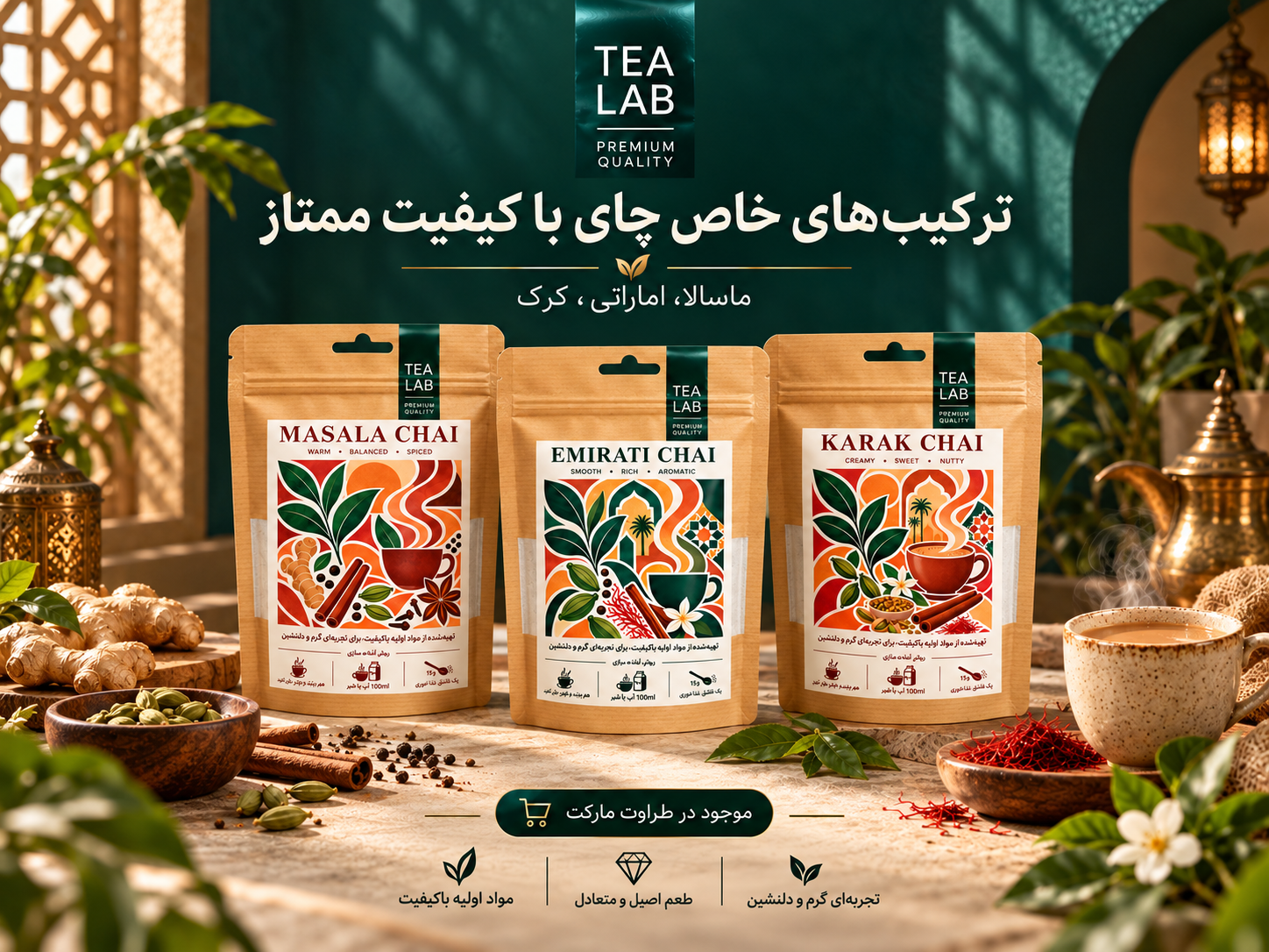 محصولات برند تی لب