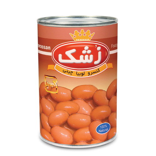 کنسرو لوبیا چیتی 380 گرمی زشک