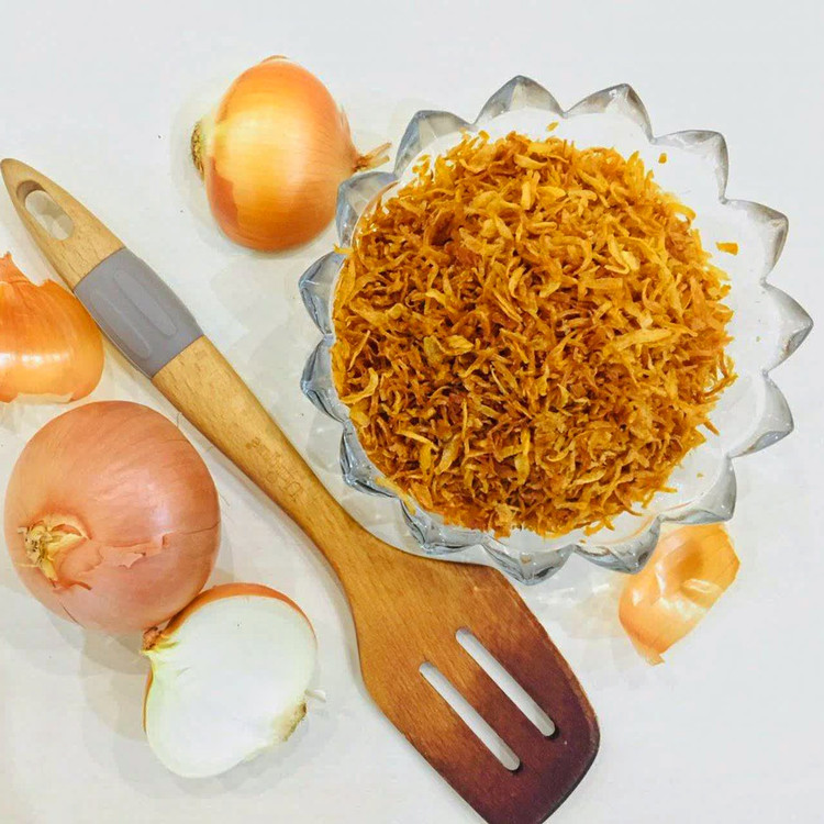 پیازداغ سرخ شده خلالی آماده